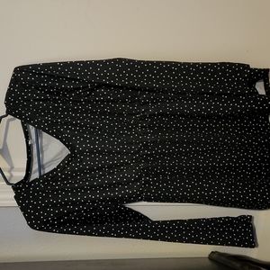 Polka Dot maternity shirt